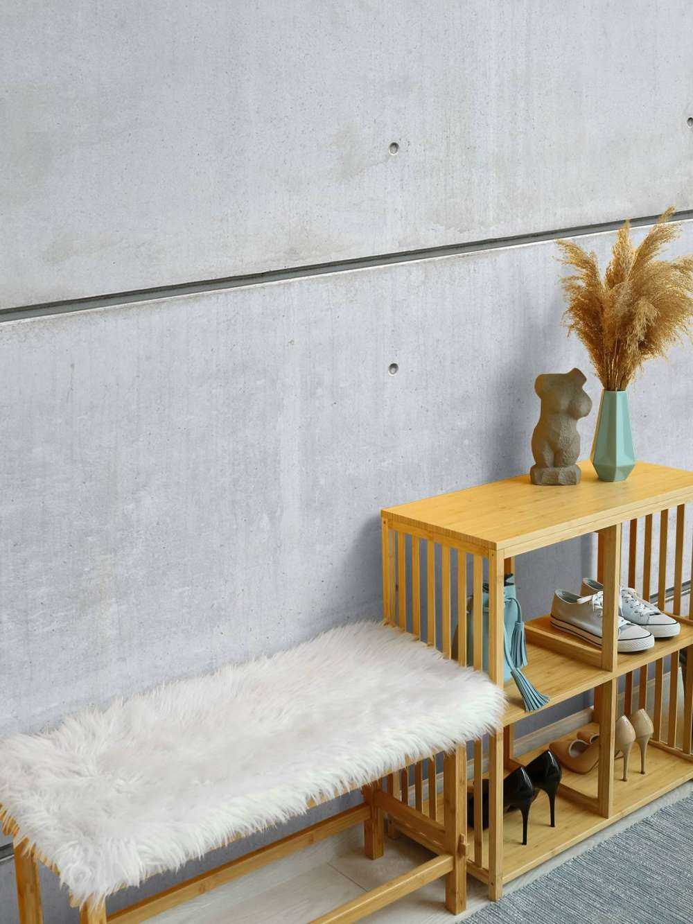 Mur horizontal en béton