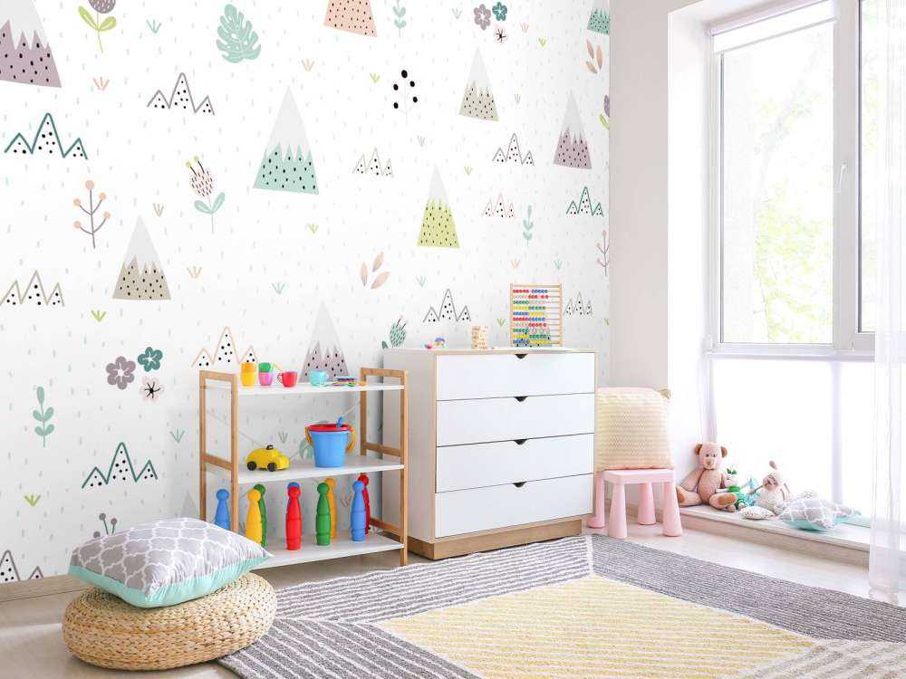 Montagnes, plantes et fleurs