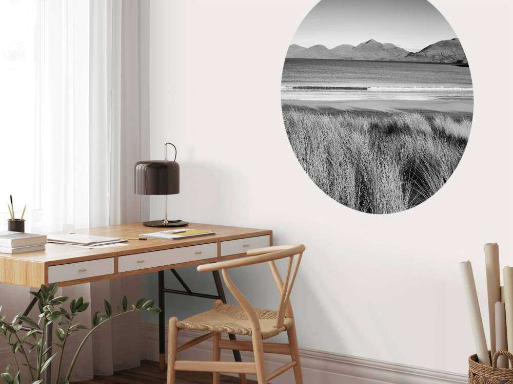 L'herbe de dunes, plage en montagne