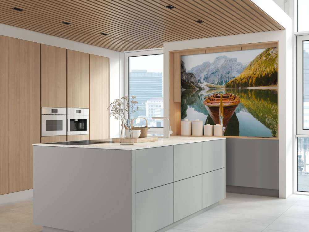 Bateau à rames sur le lac