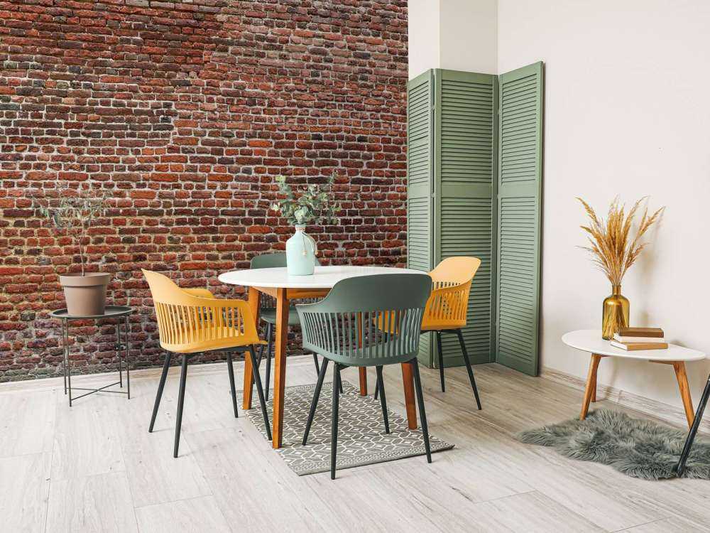 Mur extérieur restauré