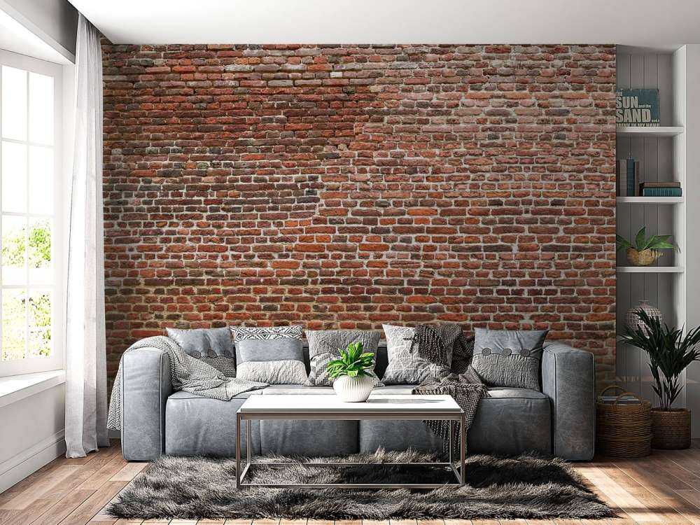 Mur extérieur restauré