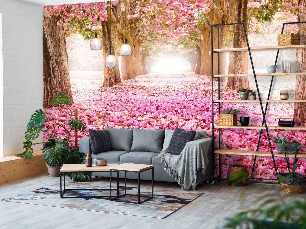 Fleur de papier peint pour photos