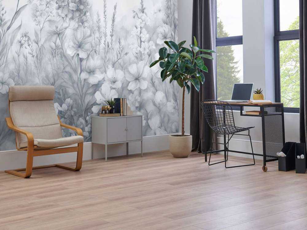 Jardin anglais tendre - bleu