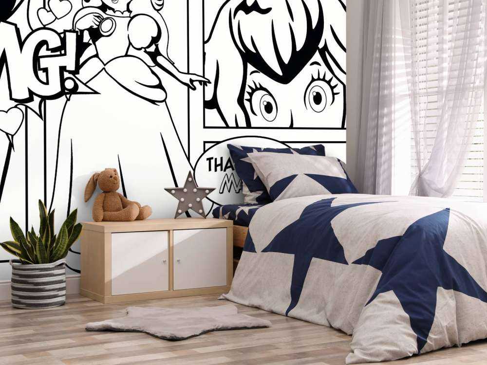 Moment de princesse en bande dessinée