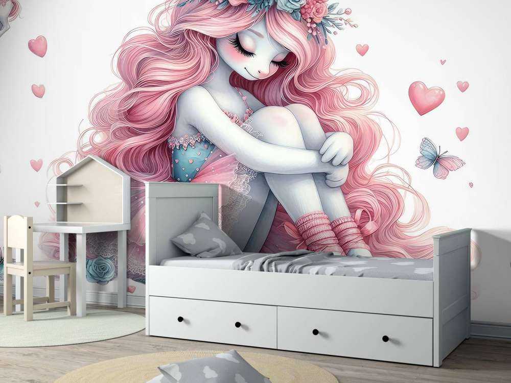 Licorne ballerine rêveuse