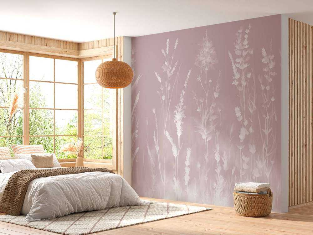 Lavande Clair Seamless Rose Poudré
