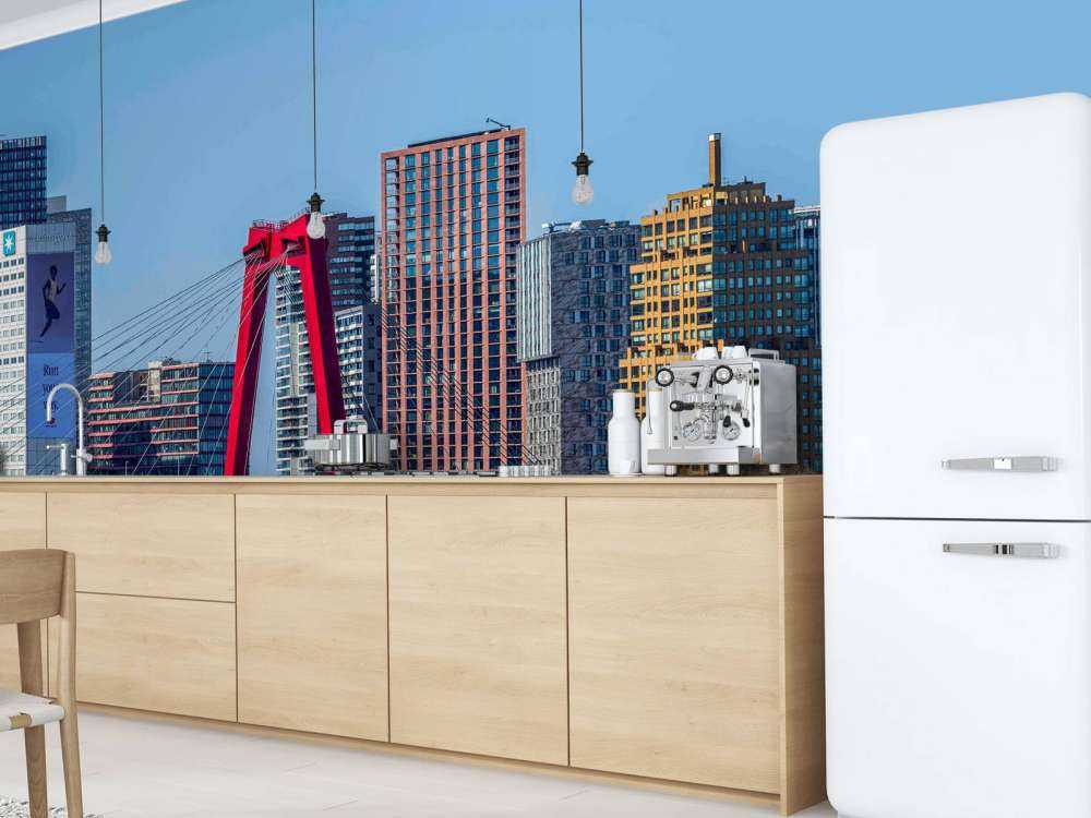 Willemsbrug et la skyline de Rotterdam