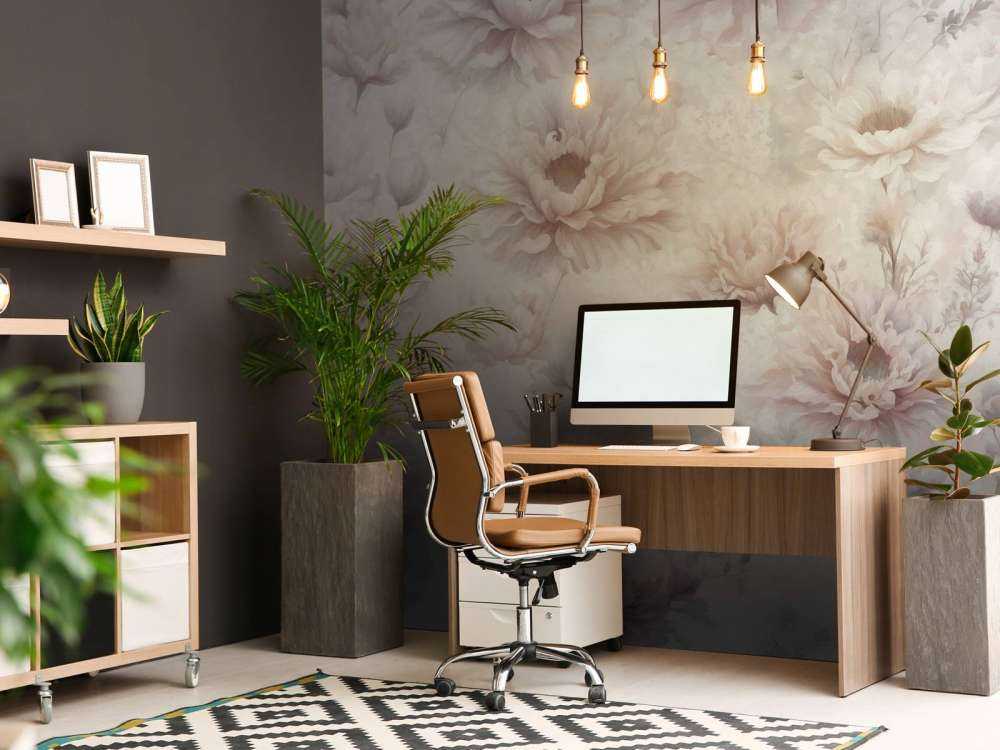 Mur romantique orange