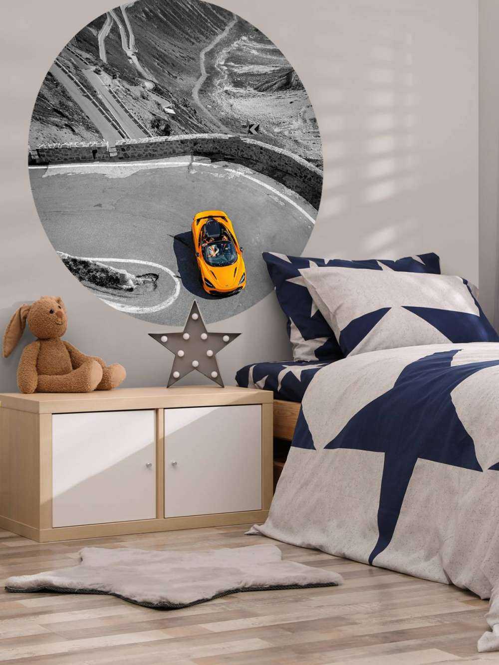 McLaren sur le Stelviopas - couleur spot