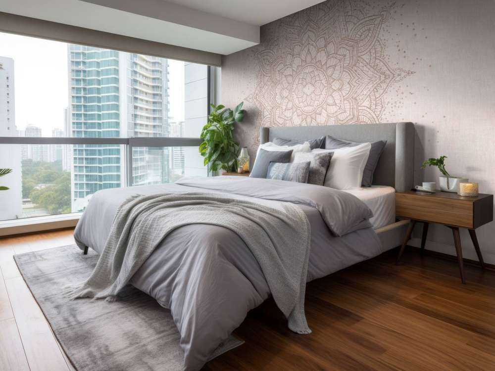 Symphonie de mandala couleur sable