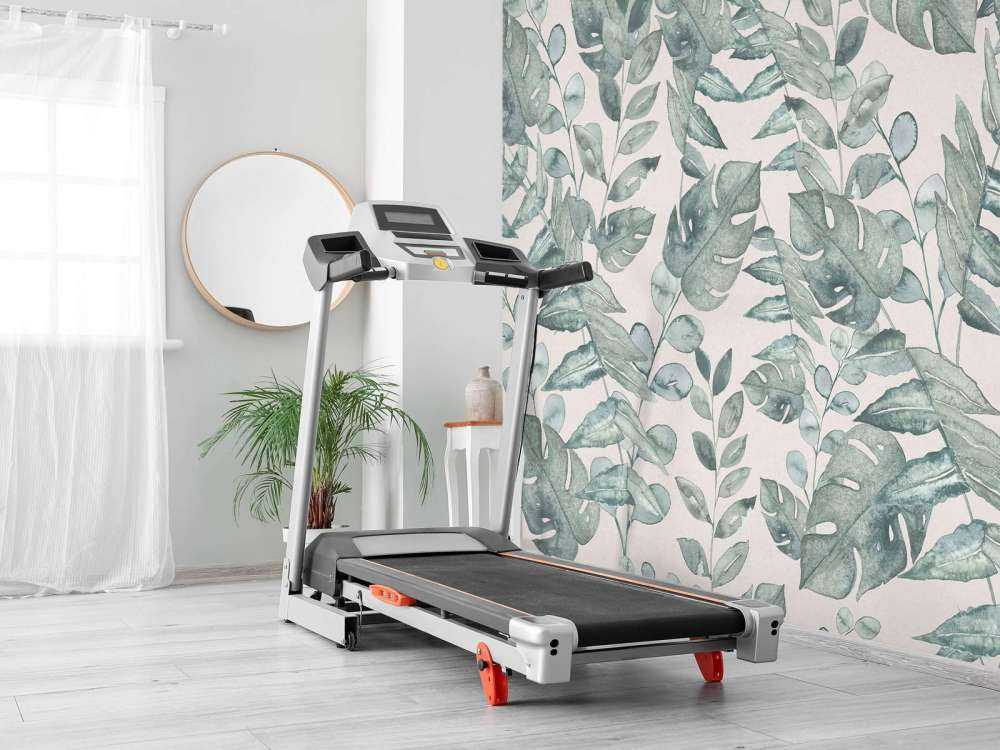 Motif de feuille tropicale en aquarelle