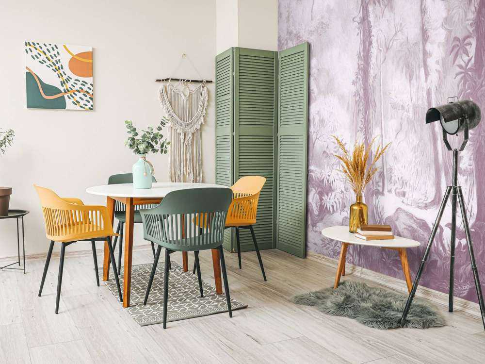 Forêt tropicale - rose