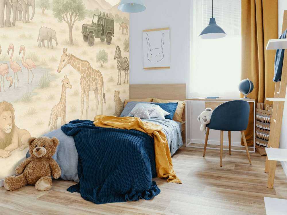 Safari aventureux dans la savane.