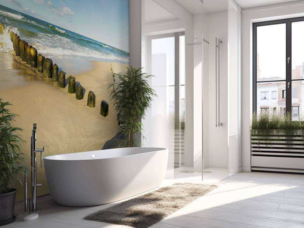 Plage par une belle journée