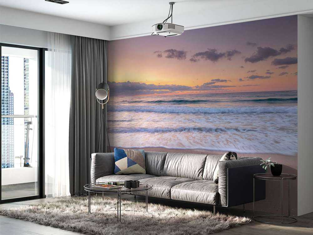 Coucher de soleil coloré