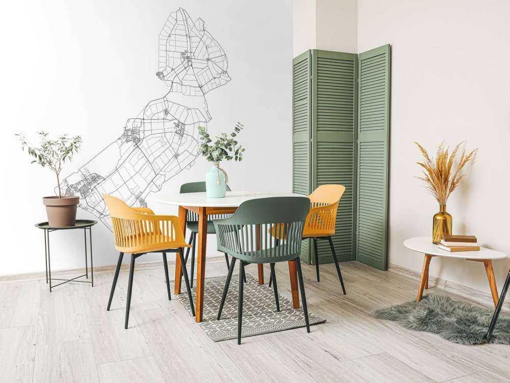 Carte du Flevoland, blanc