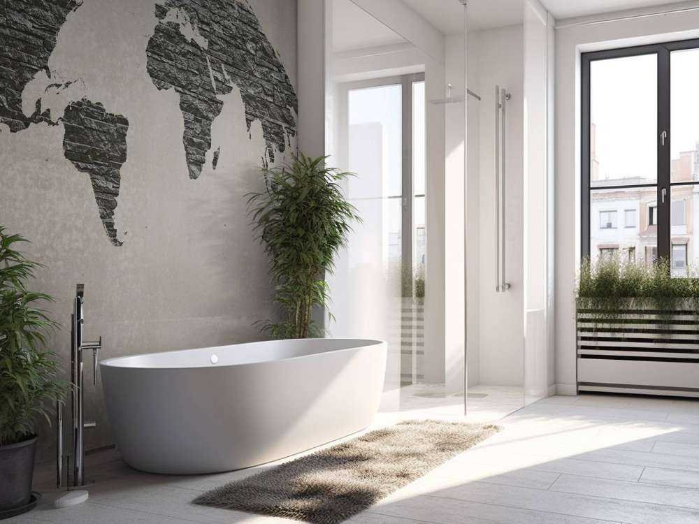 Carte du monde pierres sombres