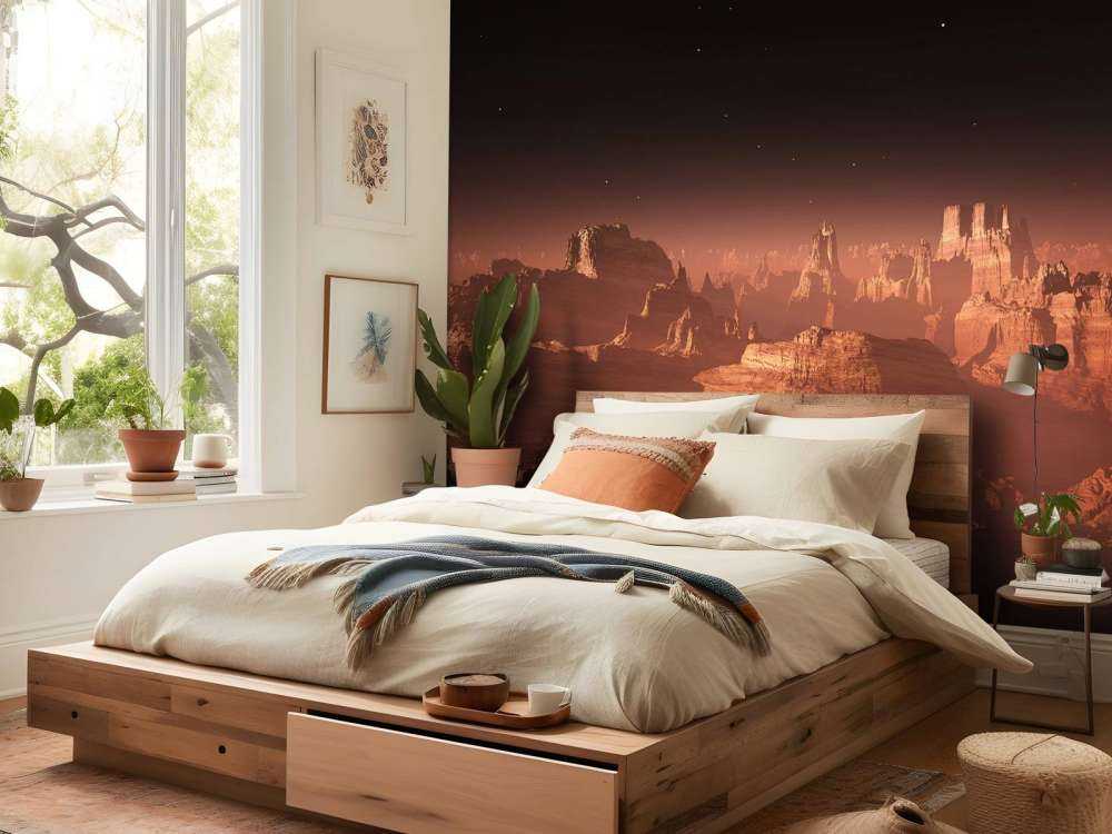 Coucher de soleil sur Mars