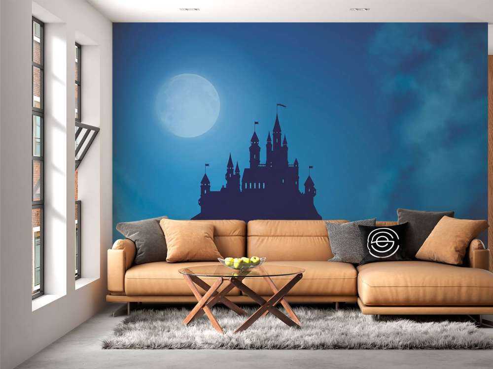 Château au clair de lune