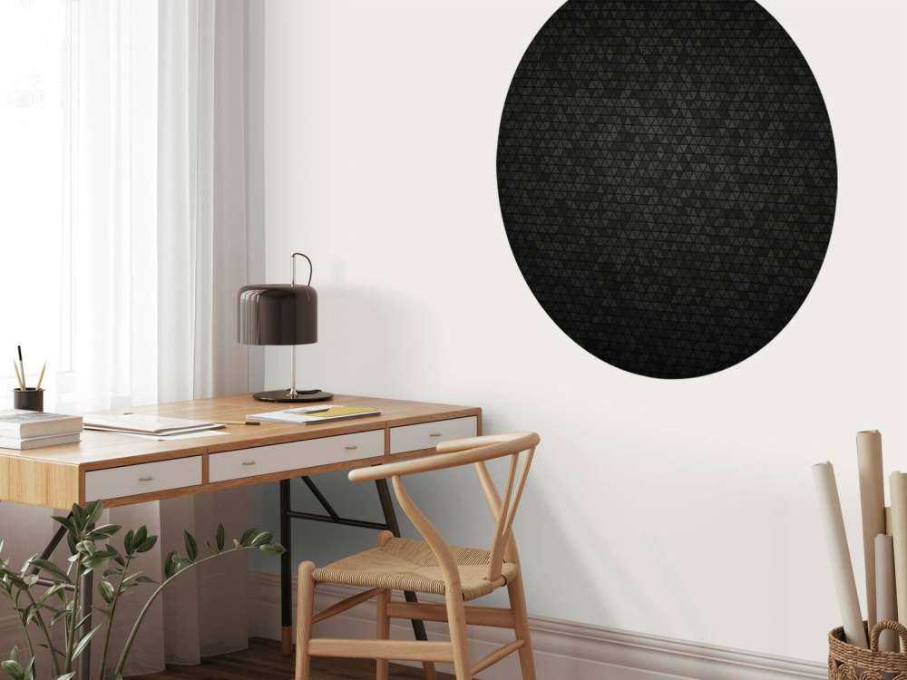 Tuiles triangulaires noires