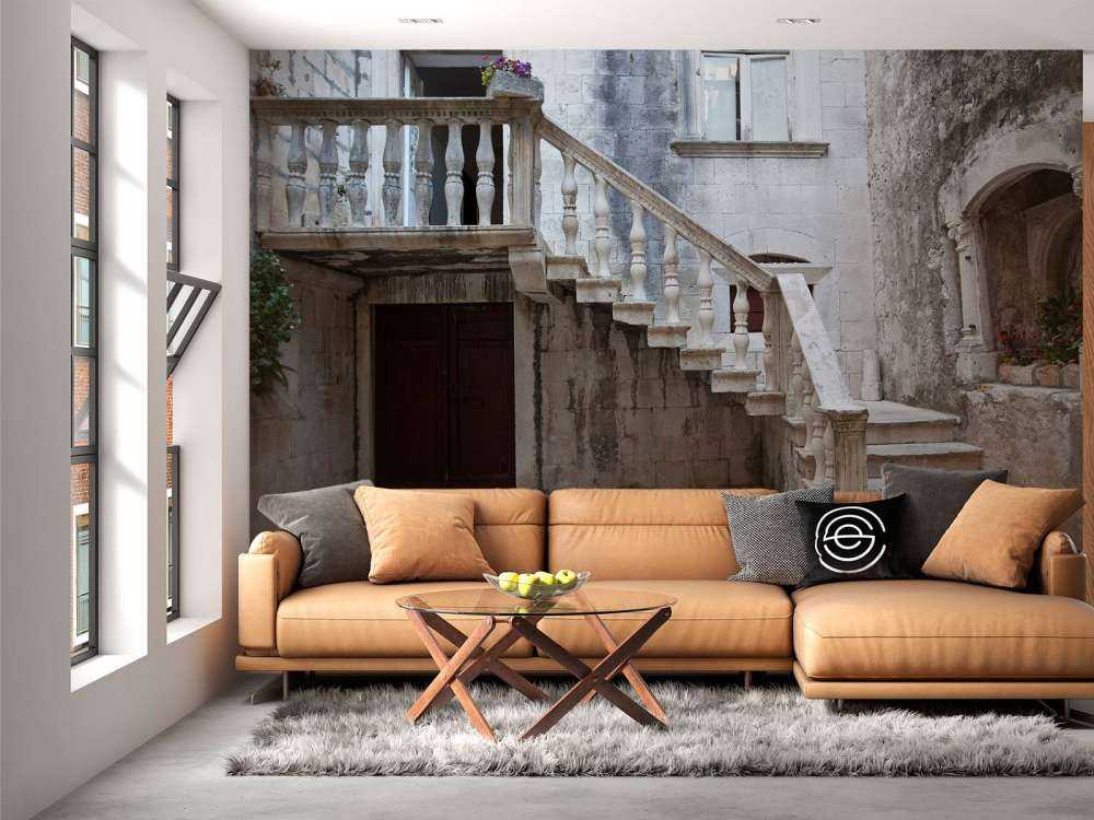 Marches dans la vieille ville de Korƒçula