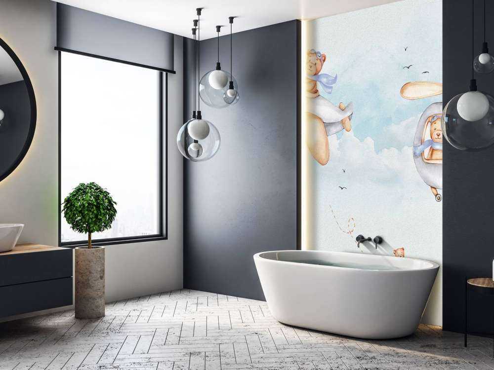 Des ours dans le ciel bleu