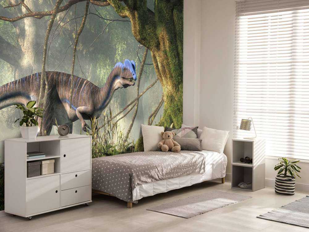 Dinosaures dans la forêt