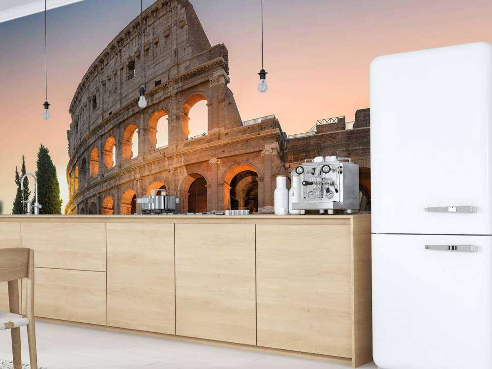 Colisée au lever du soleil