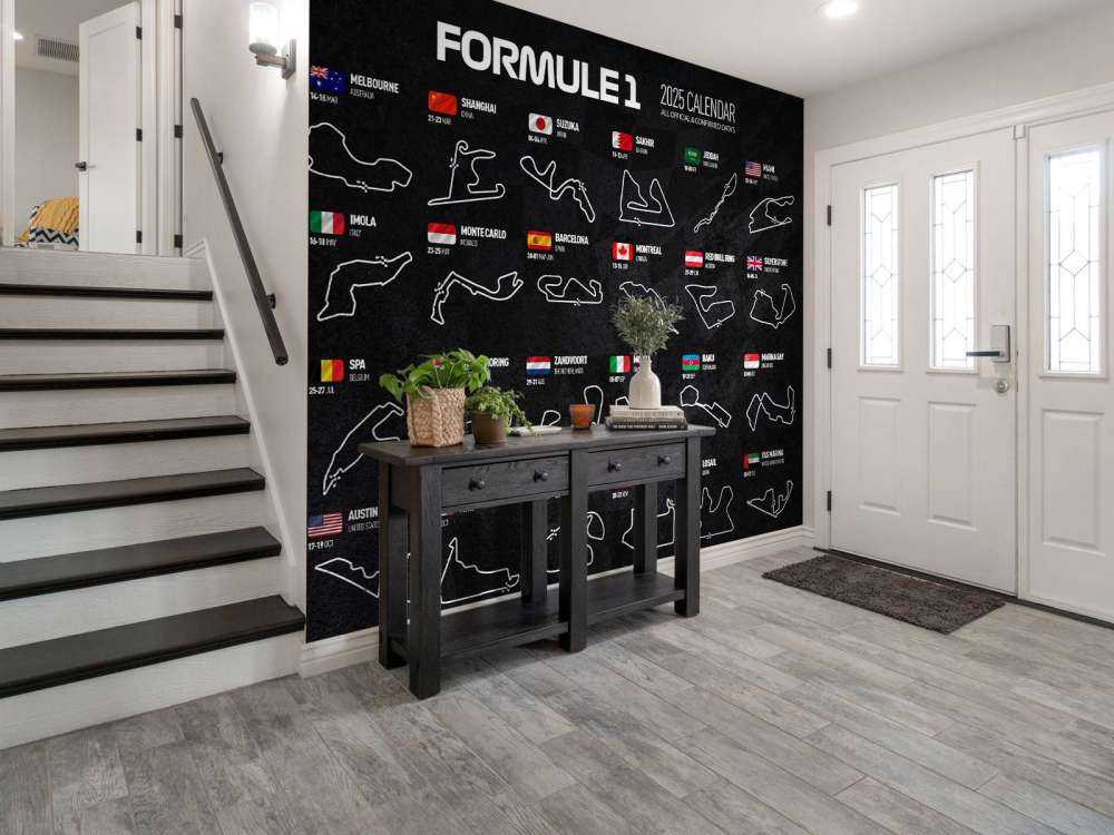 Formule 1 2025 - Carte des données