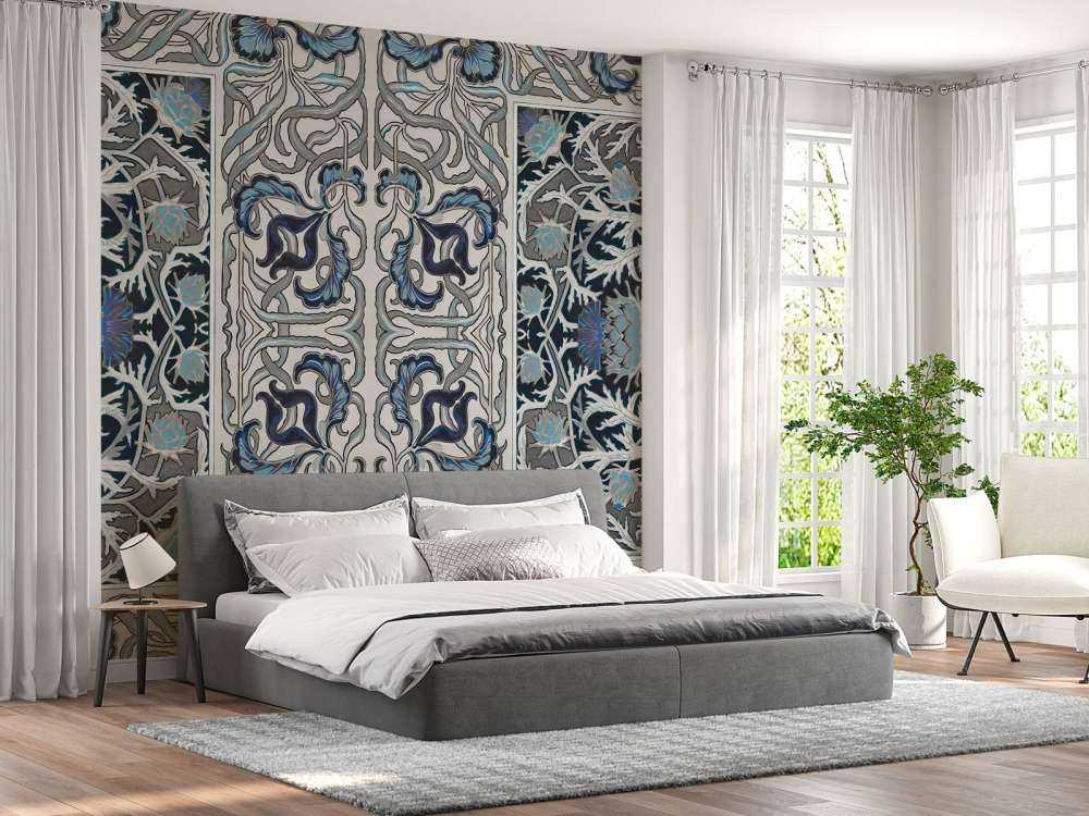 Fleurs ornementales de l’Art nouveau