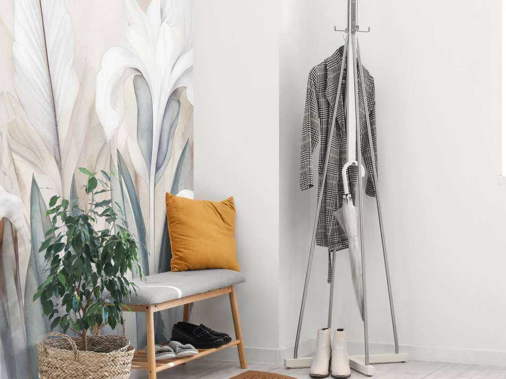 Iris au lever du soleil gris