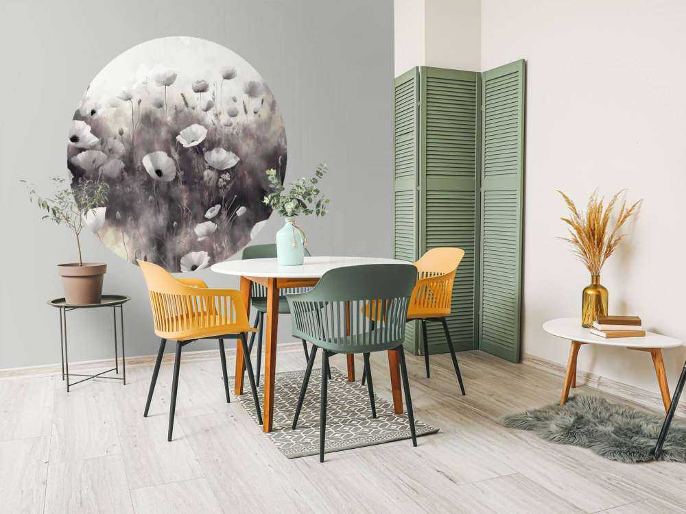 Danse de fleurs sauvages - noir