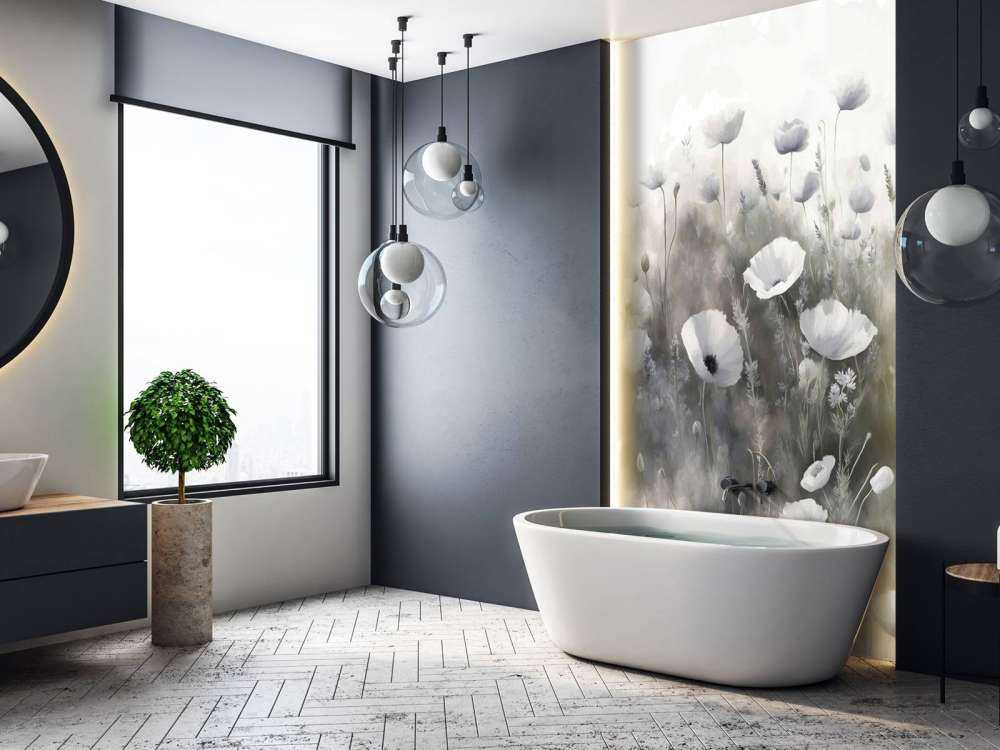 Danse de fleurs sauvages - gris