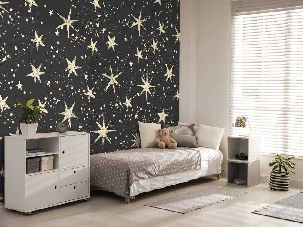 Nuit étoilée vintage scintillante
