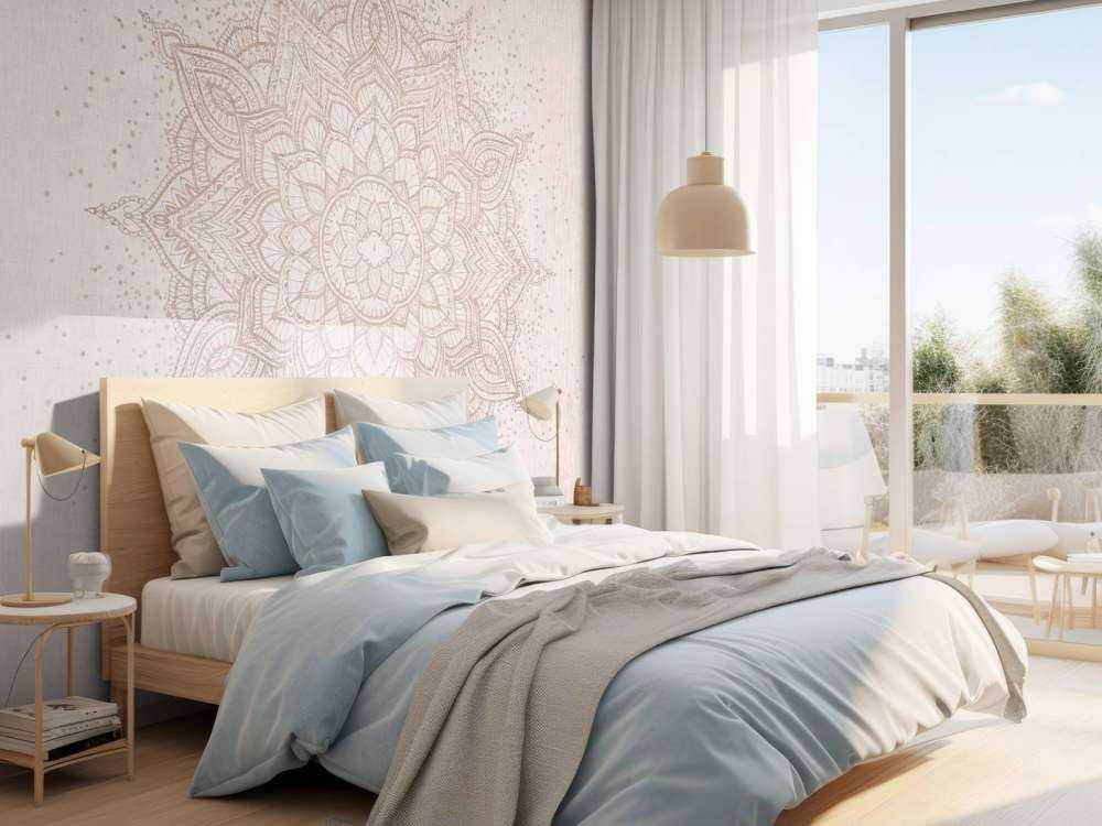 Symphonie de mandala couleur sable