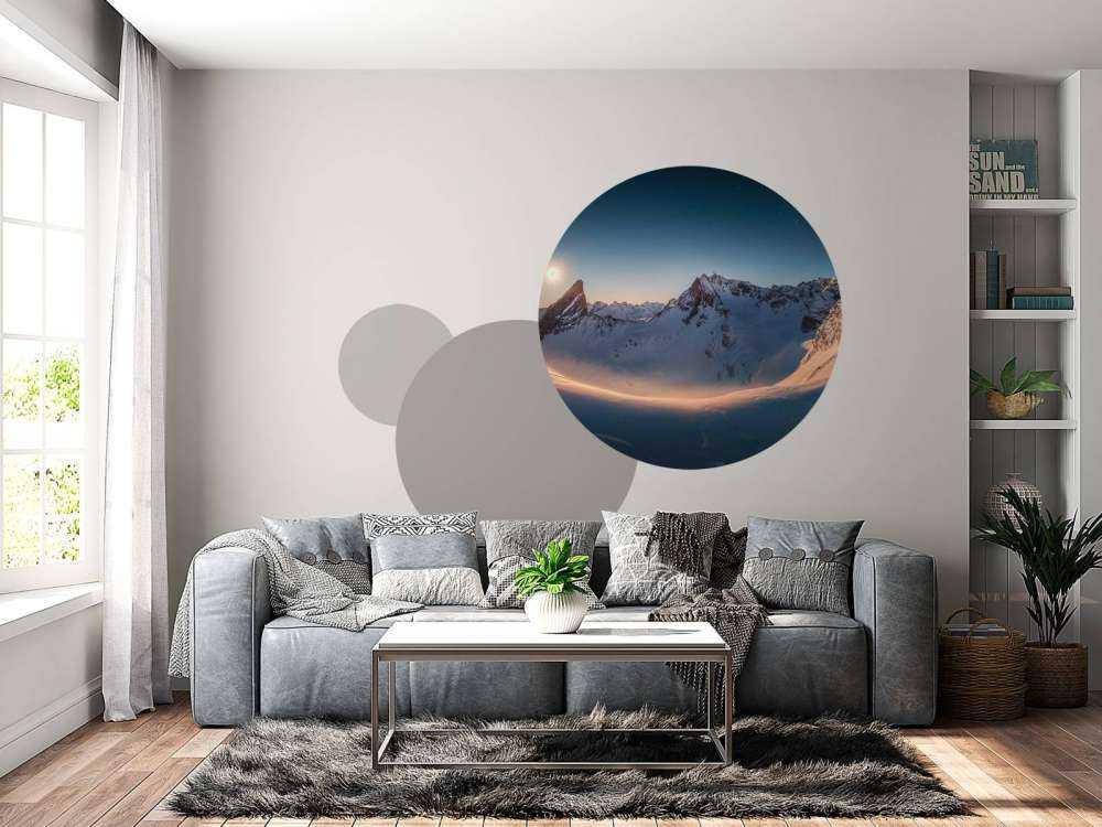 Lumière de lune sur un col silencieux