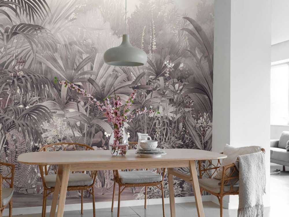Matin dans le Jardin Tropical Violet