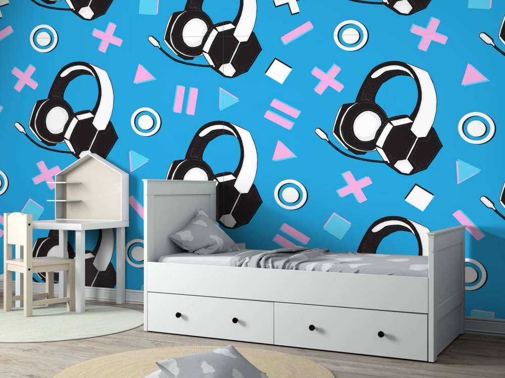 Casque de jeu rétro