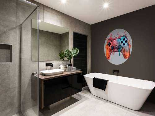 Aquarelle Gamer Éclaboussure