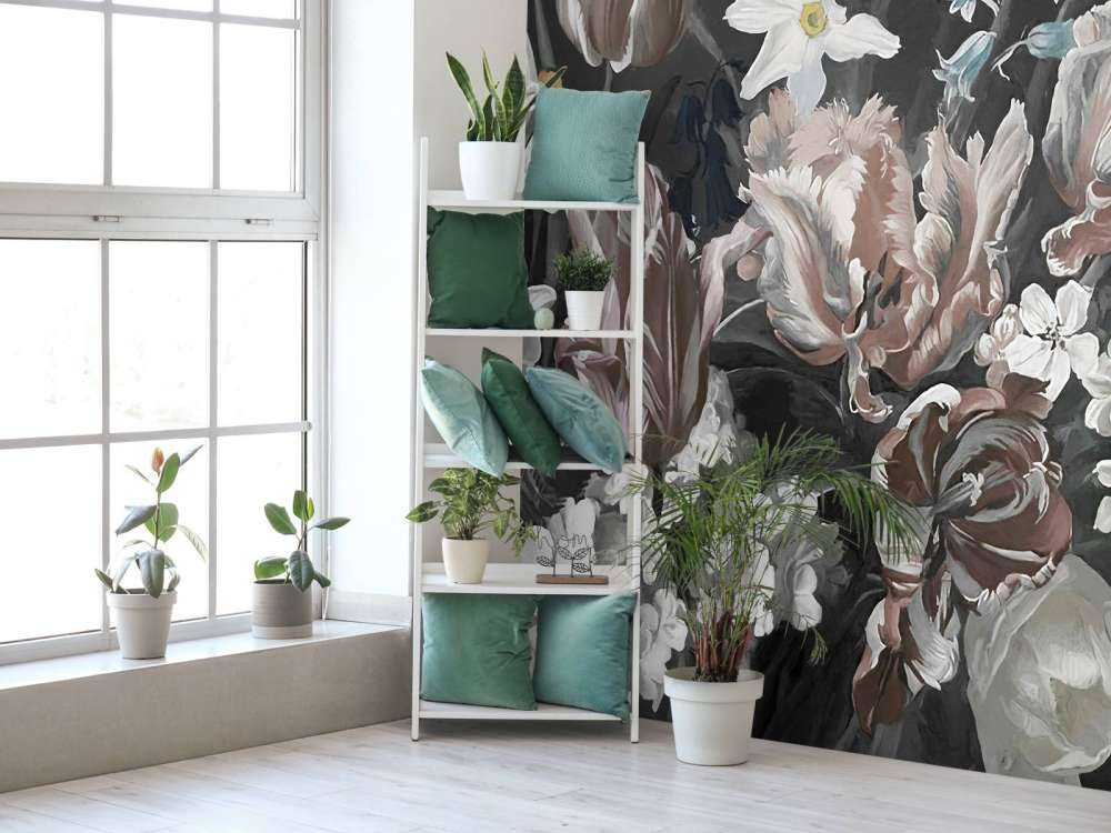 Bouquet avec des pions orange