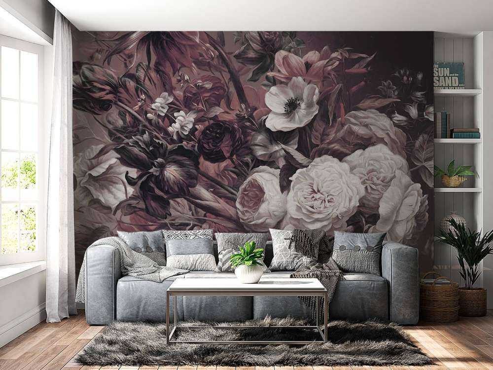 Grand bouquet rose