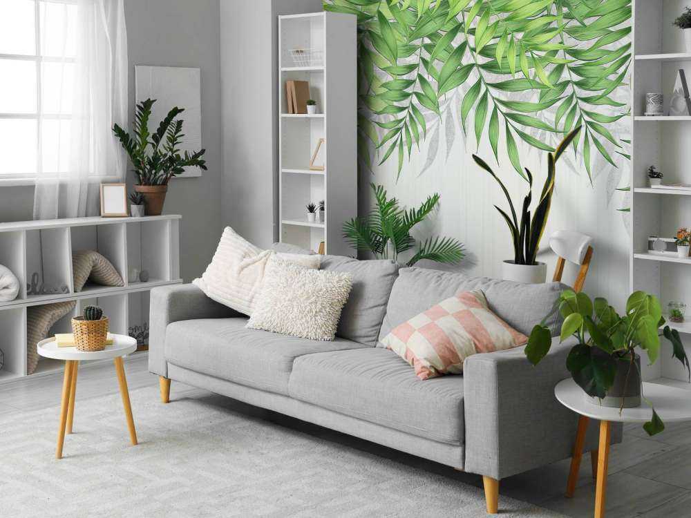 Texture de feuilles tropicales