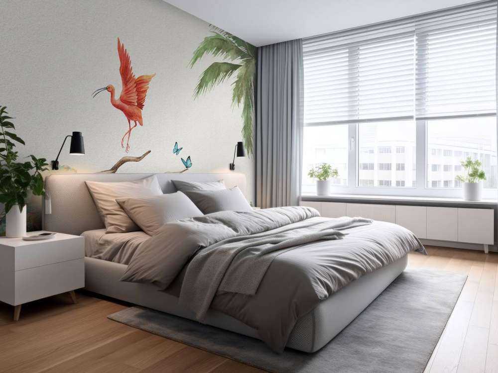 Branche avec des animaux de la jungle