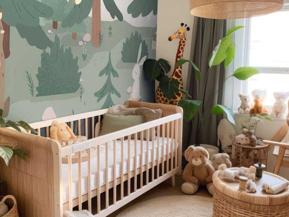 Forêt avec des animaux