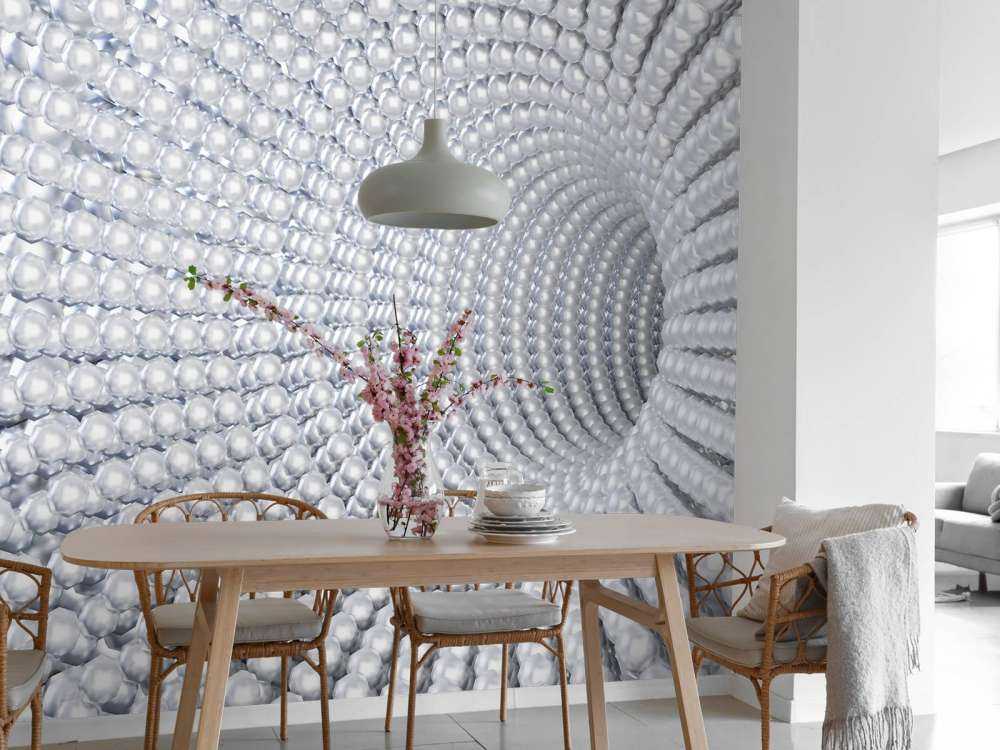 Tunnel avec bulles 3D
