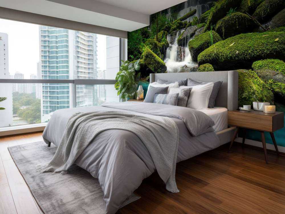 Chute d'eau dans une jungle