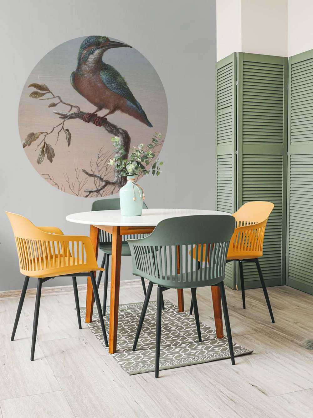 Martin-pêcheur peinture