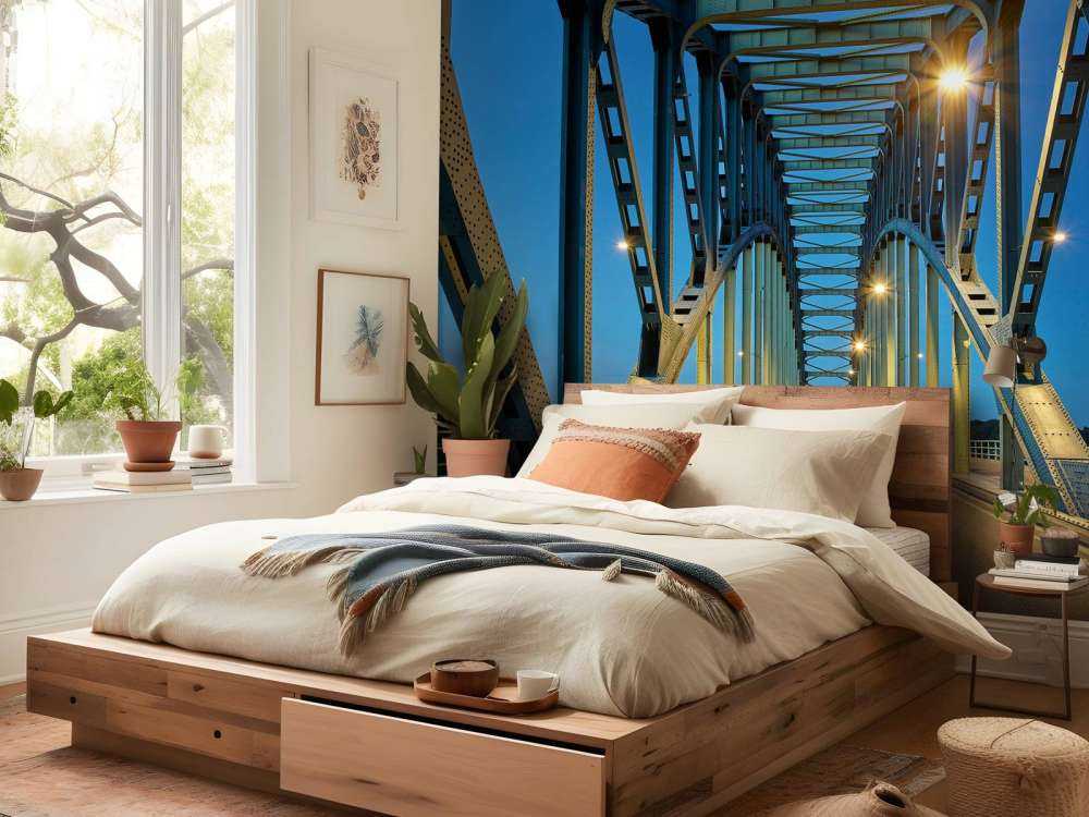 Pont en arc en acier