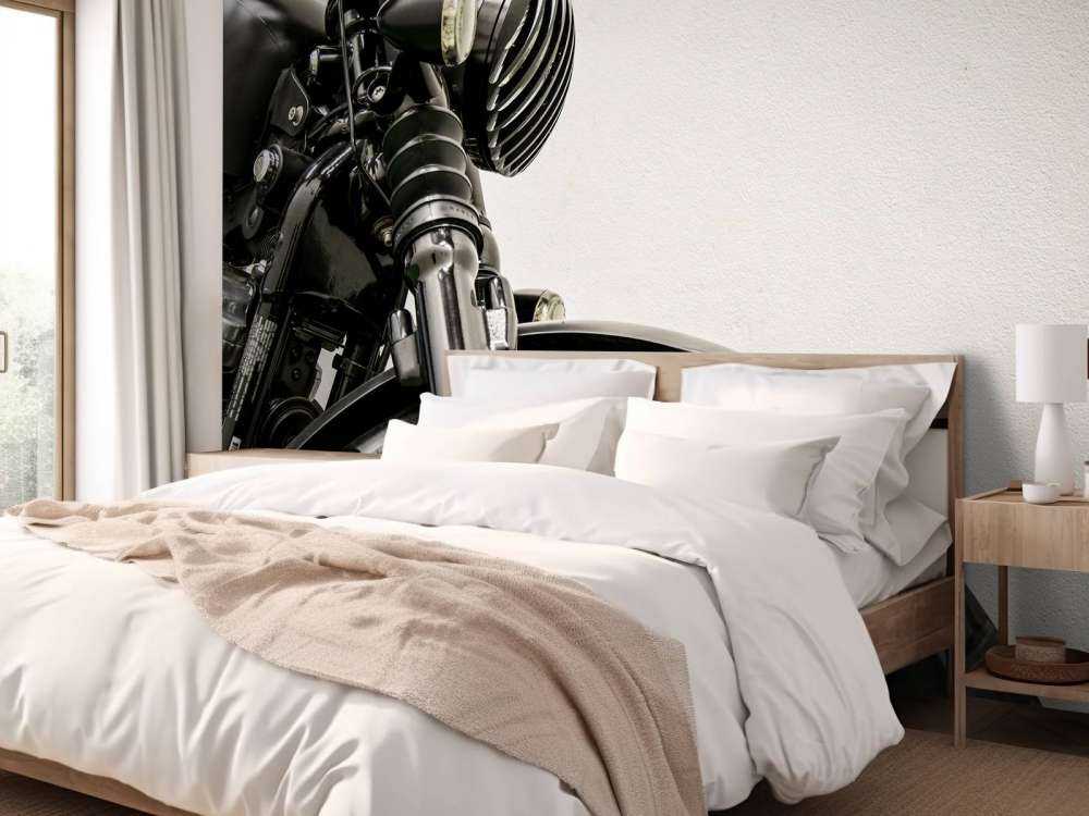 Gros plan sur le moteur